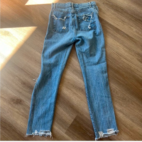 Revice high waisted, straight leg, distressed jeans - Picture 5 of 6